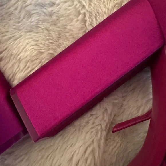 Paris Texas Vibrant Pink Platform Heels - Picture 9 of 11